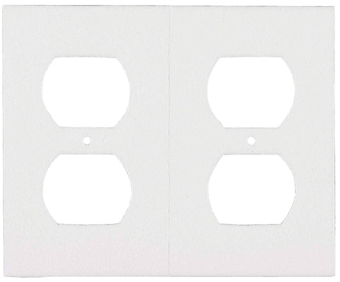 M-D 87916 Wallplate Sealer, For: Standard Size Outlet Plates, Foam, White