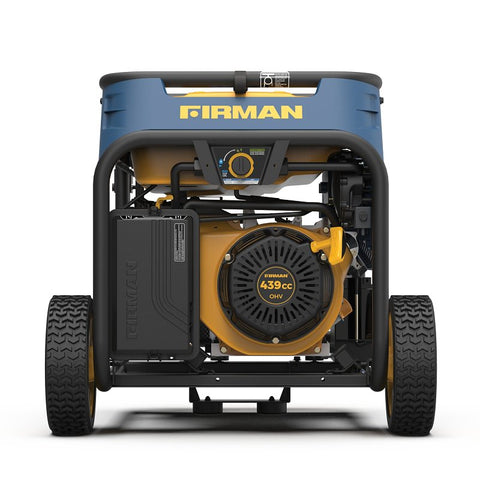 Firman Hybrid Series T08072 Portable Generator with Co-Alert, 33 A, 120/240 V, 10,000/9050 W Output, 8 gal Tank