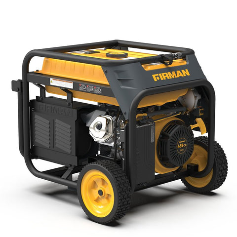 Firman Hybrid Series H08052 Portable Generator with Co-Alert, 50 A, 120/240 V, 10,000/9050 W Output, Gasoline, LPG