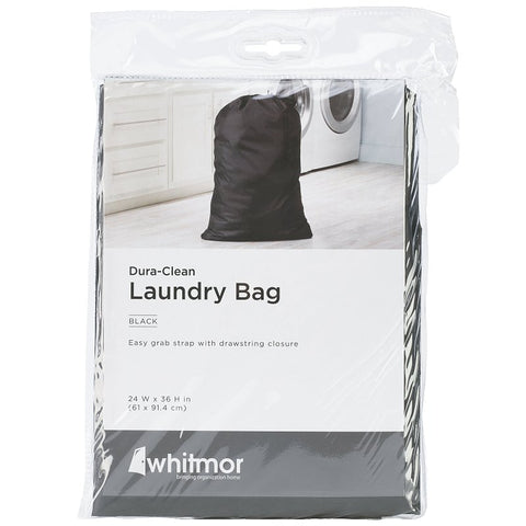 Whitmor 6880-2851-AST Dura Clean Laundry Bag, Drawstring Closure, Polyester, Assorted