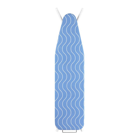 Whitmor 5920-16493 Ironing Board, 54 in L x 13-1/2 in W Board, Blue Board, Adjustable, Perforated Top Board