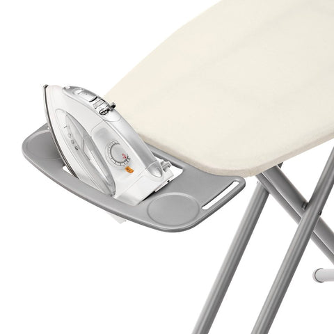 Whitmor 5920-16494 Ironing Board, 56 in L x 18 in W Board, Steel Board, Beige Board, Perforated Wide Top Board