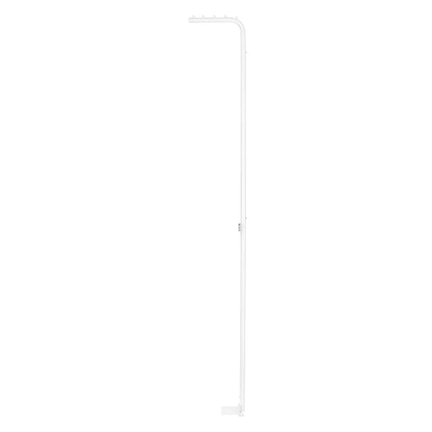 Whitmor 6023-9896-BB Laundry Valet Hanging Rod, Metal, White, Free-Standing Mounting