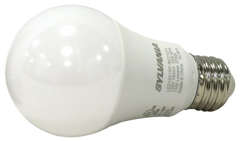 Sylvania 78097 LED Bulb, General-Purpose, A19 Lamp, 75 W Equivalent, E26 Medium Lamp Base, Frosted, Warm White Light