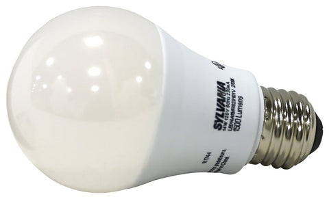 Sylvania 78101 LED Bulb, General-Purpose, A19 Lamp, 100 W Equivalent, E26 Medium Lamp Base, Frosted, Warm White Light