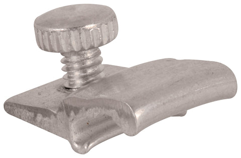 Make-2-Fit PL 7957 Storm Door Panel Clip, 3/4 in L x 1/2 in W Dimensions, Aluminum, Mill, Silver