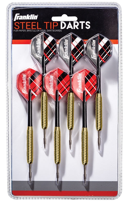 Franklin Sports 56011 Dart Set, Steel Tip Dart, Nylon/Steel – Shell ...