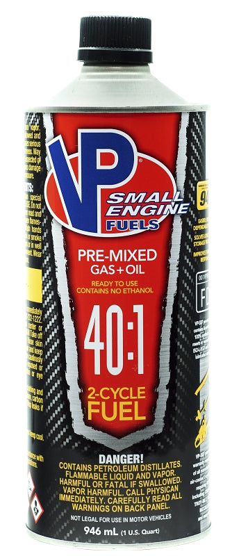 VP Racing 6295 Pre-Mixed Small Engine Fuel, Aromatic Hydrocarbon, Red, 32 oz, Pack of 8