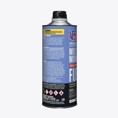VP Racing Fuels Multi-Mix 6815 Premix 2-Cycle Fuel, Aromatic Hydrocarbon, 1 qt, Can, Pack of 8