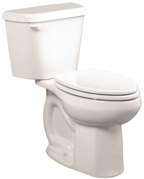 American Standard Colony Series 751CA101.020 Complete Toilet, Elongated Bowl, 1.28 gpf Flush, 12 in Rough-In, White