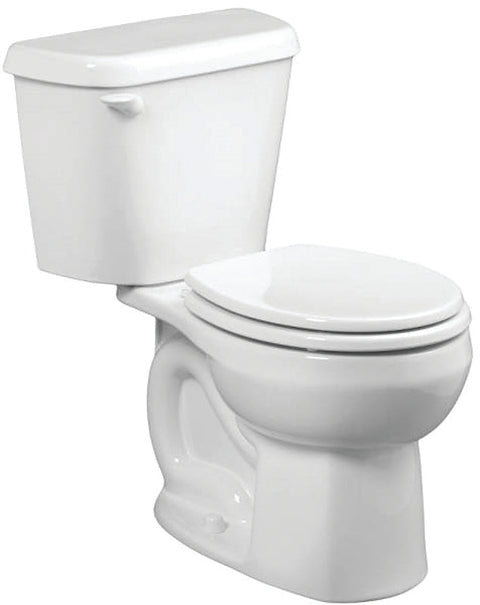 American Standard Colony 751DA101.020 Complete Toilet, Round Bowl, 1.28 gpf Flush, 12 in Rough-In, 15 in H Rim, White