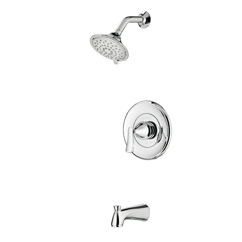American Standard Chatfield Series 7413508.002 Tub and Shower Trim Kit, 3-Function Showerhead, 3-Spray Setting, Brass
