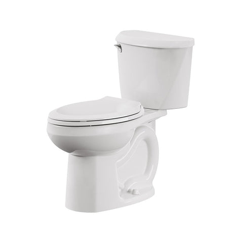 American Standard 736AA001.020 Complete Toilet, Elongated Bowl, 1.6 gpf Flush, 12 in Rough-In, 16-1/2 in H Rim, White