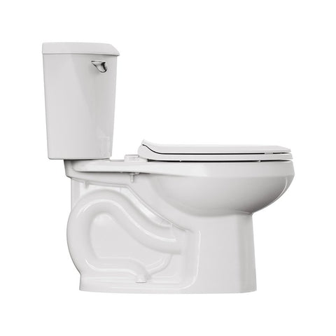 American Standard 736CA001.020 Complete Toilet, Elongated Bowl, 1.6 gpf Flush, 12 in Rough-In, 15 in H Rim, White, Floor