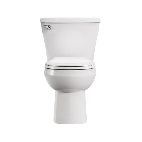 American Standard 736DA001.020 Complete Toilet, Round Front Bowl, 1.6 gpf Flush, 12 in Rough-In, 15 in H Rim, White
