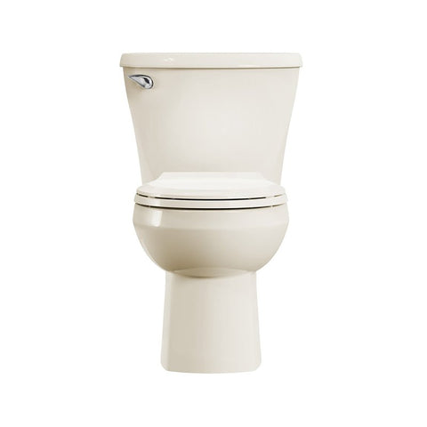American Standard 736DA101.021 Complete Toilet, Round Front Bowl, 1.28 gpf Flush, 12 in Rough-In, 15 in H Rim, Bone