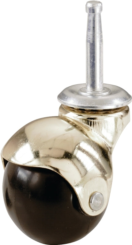 Shepherd Hardware 9352 Swivel Ball Caster, 1-5/8 in Dia Wheel, Die
