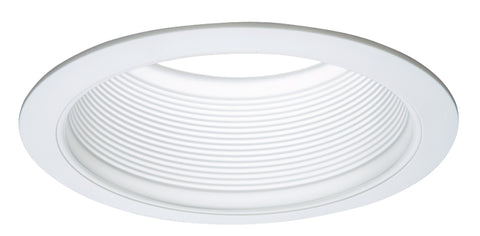 Eaton Lighting RE-6100WB Baffle Trim, Aluminum Body, White