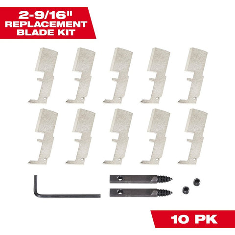 Milwaukee SwitchBlade 48-25-5350 Blade Replacement Kit, 2-9/16 in Dia, Steel