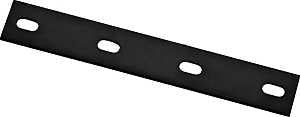 National Hardware N351-456 Mending Plate, 10 in L, 1-1/2 in W, 5/16 Gauge, Steel, Powder-Coated, Carriage Bolt Mounting