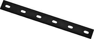 National Hardware N351-457 Mending Plate, 14 in L, 1-1/2 in W, 5/16 Gauge, Steel, Powder-Coated, Carriage Bolt Mounting