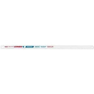 Lenox 20146V232HE Hacksaw Blade, Tuff Teeth, Bi-Metal, 1/2 in W, 12 in L, 32 TPI, Steel Cutting Edge, 10/PK