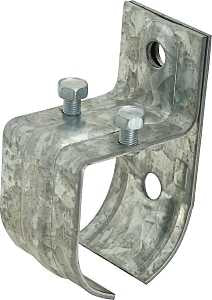 National Hardware N100-007 Round Rail Splice Bracket, 2-13/16 in W x 2 in D x 4-5/16 in H Dimensions, Steel, Zinc