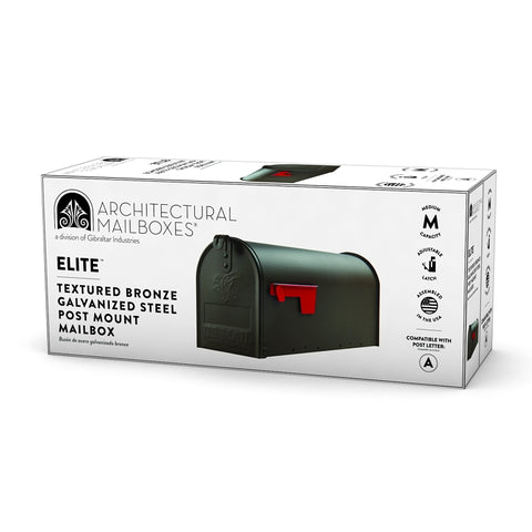 Mailbox Shell Gibraltar Mailboxes Elite Series E1100BZ0 Mailbox, 800 cu-in Capacity ...