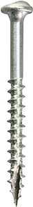 Kreg SML-C150 - 100 Pocket-Hole Screw, #8 Thread, 1-1/2 in L, Coarse Thread, Maxi-Loc Head, Square Drive, Carbon Steel, 100/PK