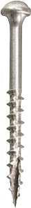 Kreg SML-C125S5-100 Pocket-Hole Screw, #8 Thread, 1-1/4 in L, Coarse Thread, Maxi-Loc Head, Square Drive, Sharp Point