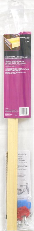 Prime-Line R7144 Drawer Track Repair Kit, Steel