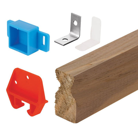 Prime-Line R7144 Drawer Track Repair Kit, Steel
