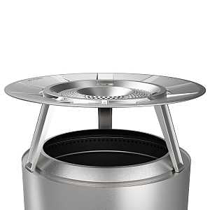 Solo Stove Yukon Series SSYUK-27-DEFLECTOR Heat Deflector, 304 Stainless Steel, Silver