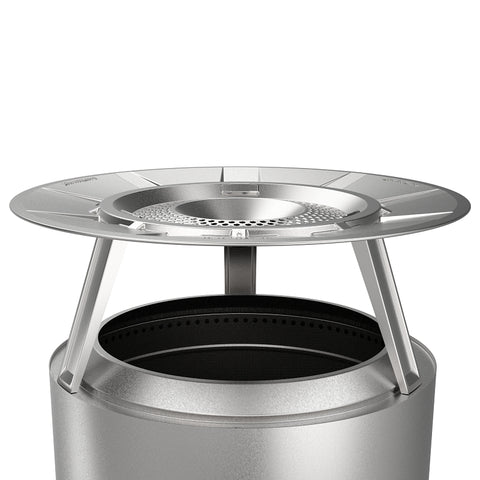 Solo Stove Yukon Series SSYUK-27-DEFLECTOR Heat Deflector, 304 Stainless Steel, Silver