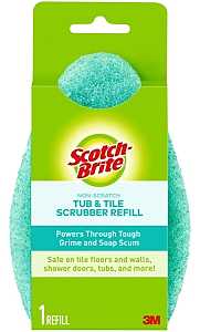 Scotch-Brite 560-6 Refill Shower Scrubber, Multi-Color