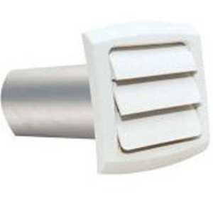 Dundas Jafine ProVent BLH4WZW Exhaust Hood, 4 in H, Polypropylene, White
