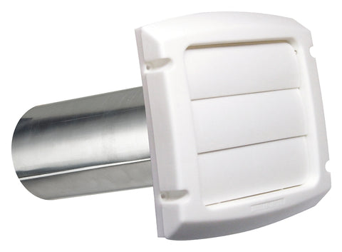 DUNDAS JAFINE ProVent LH5WXZ Exhaust Hood, 9-3/8 in W Hood, 1-1/2 in D Hood, 10 in H Hood, 5 in Duct, White Hood