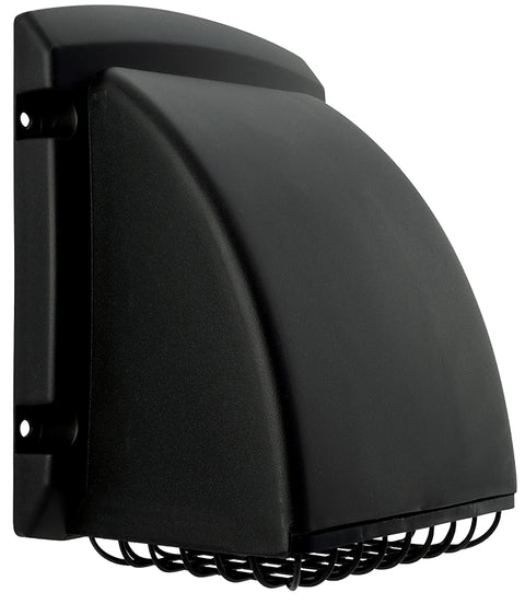 Dundas Jafine ProMax PROFESSIONAL Series PMH4BLKXZ Exhaust Hood, Plastic Hood, Black Hood, 4 in Duct