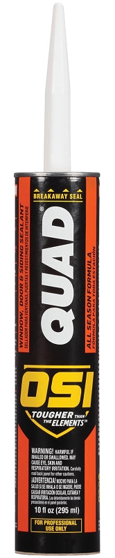 OSI 1637007 Advanced Formula Sealant, Brown 455, 7 days Curing, 20 to 100 deg F, 10 oz Cartridge, Pack of 12