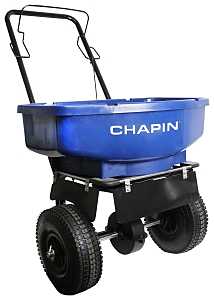Chapin 81008A Salt and Ice Melt Spreader, 80 lb, Steel Frame, Poly
