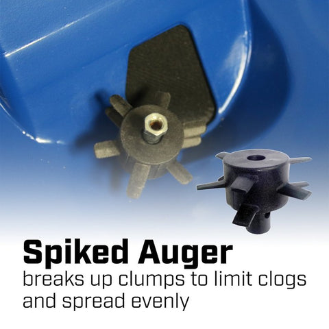 Chapin 8003A Salt Spreader with Baffles, 70 lb Capacity, Steel Frame, Polyester Hopper, Pneumatic Wheel
