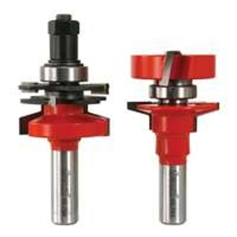 Freud 99-764 Router Bit Set, 3-3/4 in OAL, 1/2 in Dia Shank, Carbide ...