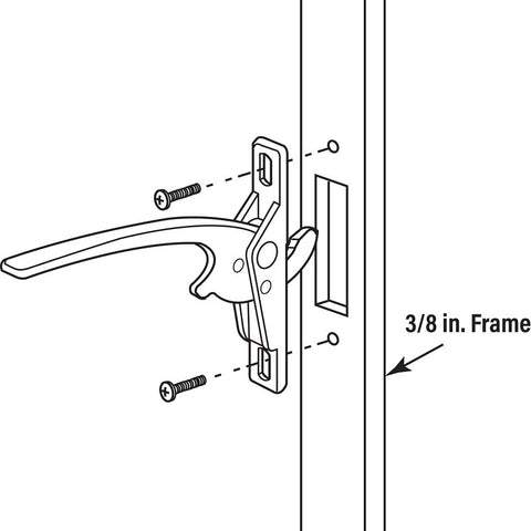 Prime-Line H 3542 Locking Handle, Aluminum