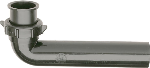 Plumb Pak PP66-11B Waste Arm, 1-1/2 in, Slip, Plastic, Black