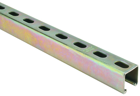 SuperStrut ZA1200HS 10 Conduit Strut Channel, Galvanized, Steel, Gold