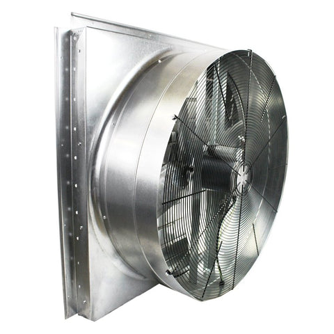 MaxxAir IF36 Exhaust Fan, 9000 cfm Air, Steel, Mill
