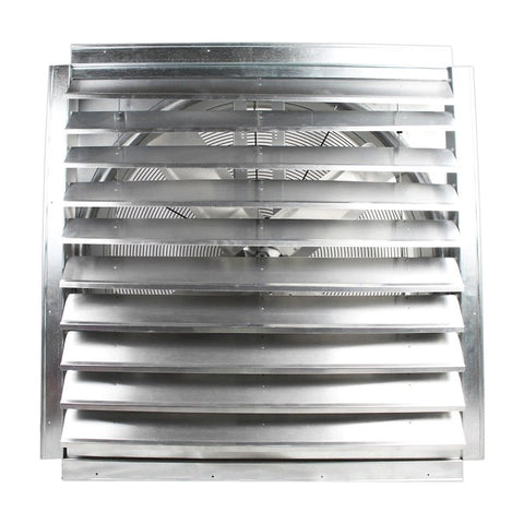 MaxxAir IF36 Exhaust Fan, 9000 cfm Air, Steel, Mill