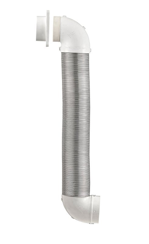 Lambro Industries 4004 Quick Connect Flexible Aluminum Duct Dryer Vent Kit - Thumbnail 5