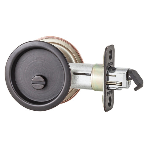 Kwikset 335 11P Privacy Door Pull, Venetian Bronze, 2-3/8 in Backset