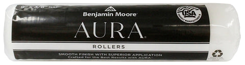 Benjamin Moore 072590-018 Paint Roller Cover, 3/8 in Thick Nap, 9 in L